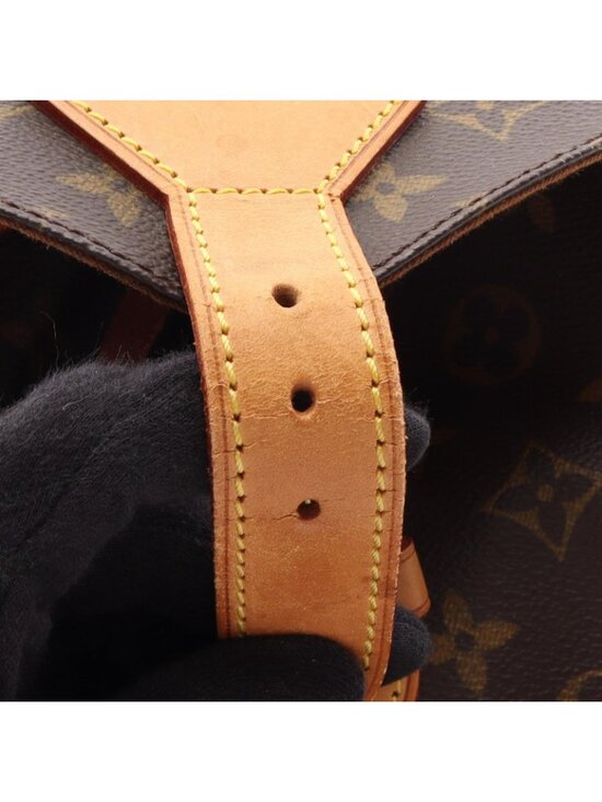 Louis Vuitton Backpack Montsouris GM Monogram Canvas Leather main image 11
